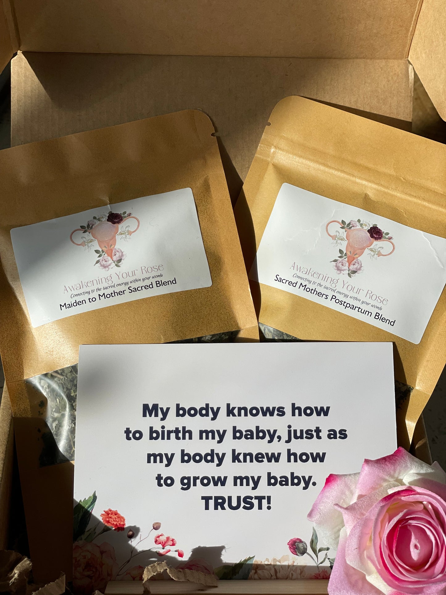 Labour & Postpartum Bundle - Awakening Your Rose